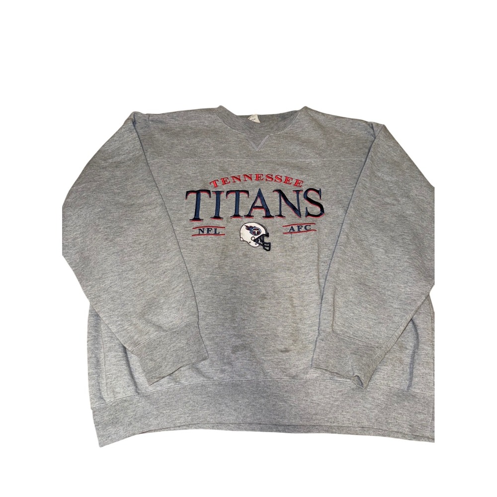 Vintage Tennessee Titans Lee Sport Embroidered NFL Crewneck Sweatshirt XL